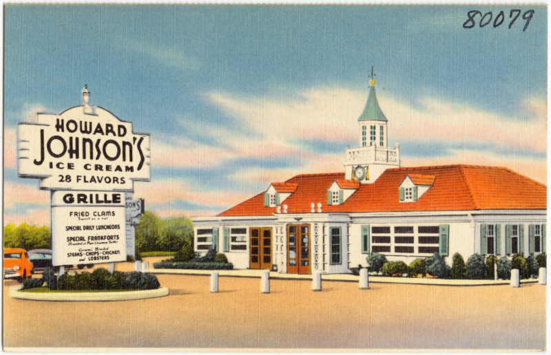 Vintage picture of Howard Johnsons